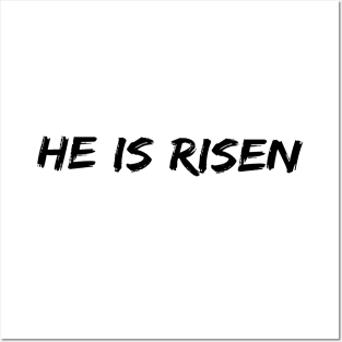 He Is Risen Cool Motivational Easter Christian Posters and Art